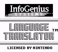 InfoGenius Systems - Berlitz Spanish Language Translator (USA, Europe)